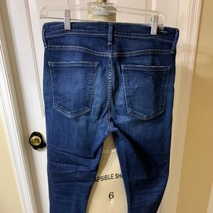 Citizens of Humanity ‘ROCKET CROP’ navy jeans